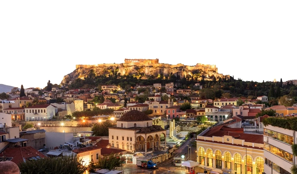 Η Ακρόπολη πάνω από την Πλάκα